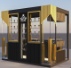 Elegant perfume kiosk