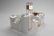 Luxury perfume display kiosk 