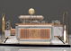 Elegant Perfume Kiosk Perfume Store Booth Fragrance Display Counter Mall Retail Cases