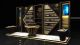 Black and Gold Luxury Perfume Kiosk Customized Mall Kiosk for Sale