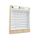 Phone wall display cabinet