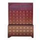 Solid wood pharmacy drawer Apothecary cabinet used for retail pharmacy shop