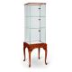 Elegant style Frameless jewelry tower display Showcase glass display case with factory price 