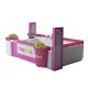 Pink color for mall corn kiosk | free design sweet corn display counter