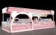 Customizable Pink Ice Cream Kiosk | Eye-Catching Retail Booth for Gelato Frozen Yogurt & Dessert Sales