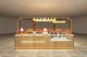 Custom Mall Kiosk Japanese Souffle Ice Cream Dessert Food Booth 