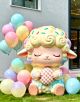 Macaron Cute Sheep Fiberglass Statue