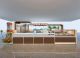 Stylish Curved Gelato Kiosk