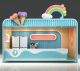 
Macaron Rainbow Ice Cream Kiosk | Custom Mobile Dessert Booth

