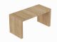 Wooden mobile phone display table with veneer finish