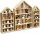 Retail Wooden Toys Store Display Shelves Classic Wall Mounted Stand