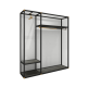 Metal clothing store racks
