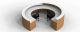 Wooden Hospital Round Reception Desk Big Office Round Front Desk