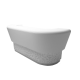 white reception desk