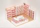 Pink shoe kiosk shopping center retail mall kiosk design elegant sport shoe display booth for sale 