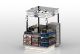 Simple Snack Kiosk Design Retail Food Snack Showcase Convenient Display