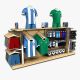Useful Sports Clothes Display Stand Modern Shop T-shirt Display Shelf