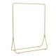 High-end Golden Clothes Display Rack Fashion Garment Shop Display Shelf