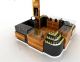 Mini vintage style perfume display booth perfume display counter share you