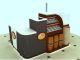 Shopping mall nut display kiosk | special shape nut stand