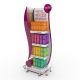 Curved Shape Colorful Shampoo Display Stands, Retail Store Stands & Racks