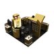 High-end 10ft by 10ft perfume display booth with perfume display showcase