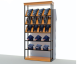 Modern Garment Shop Display Rack Custom Clothes Jeans Display Stand