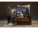 Retro Waffle Kiosk Food Stylish Waffle Showcase Waffle Display Stand