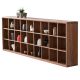 Black Walnut Solid Wood Wall Hanging Rack Trellis Wall Mounted Storage Cabinet