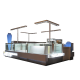 Glass display watches cabinet in the mall | custom retail kiosk for sale