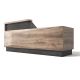 wood reception desk