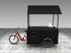 The black style for outdoor juice cart | creative design street fruit stand