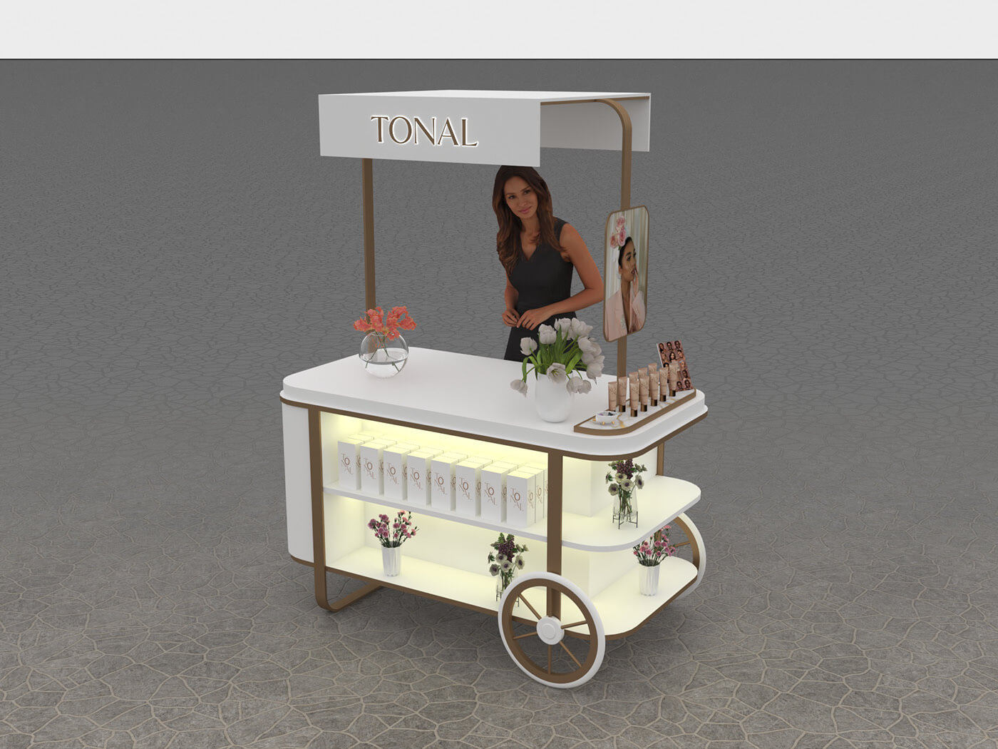cosmetic cart