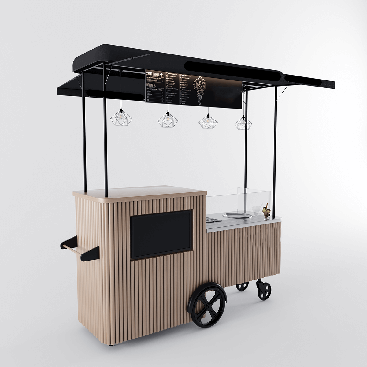 ice cream cart