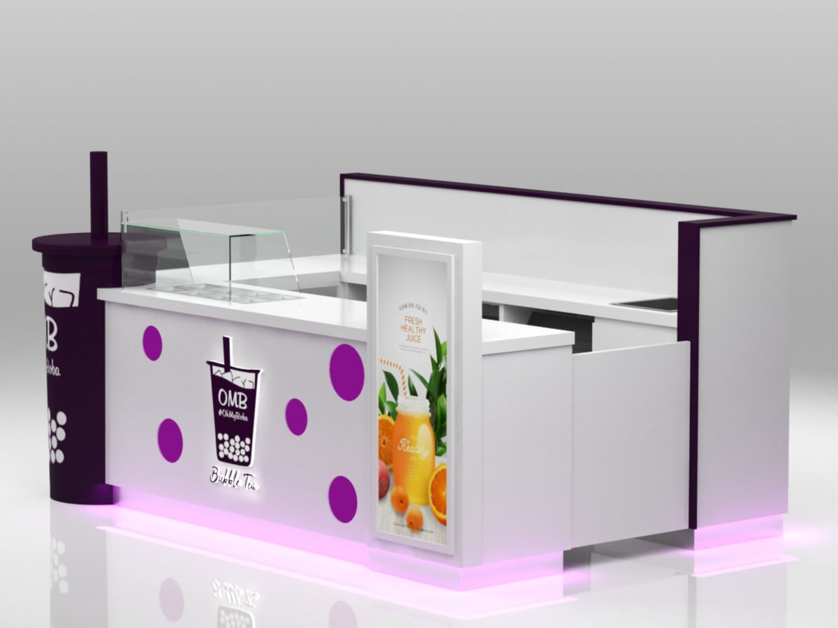 bubble tea kiosk