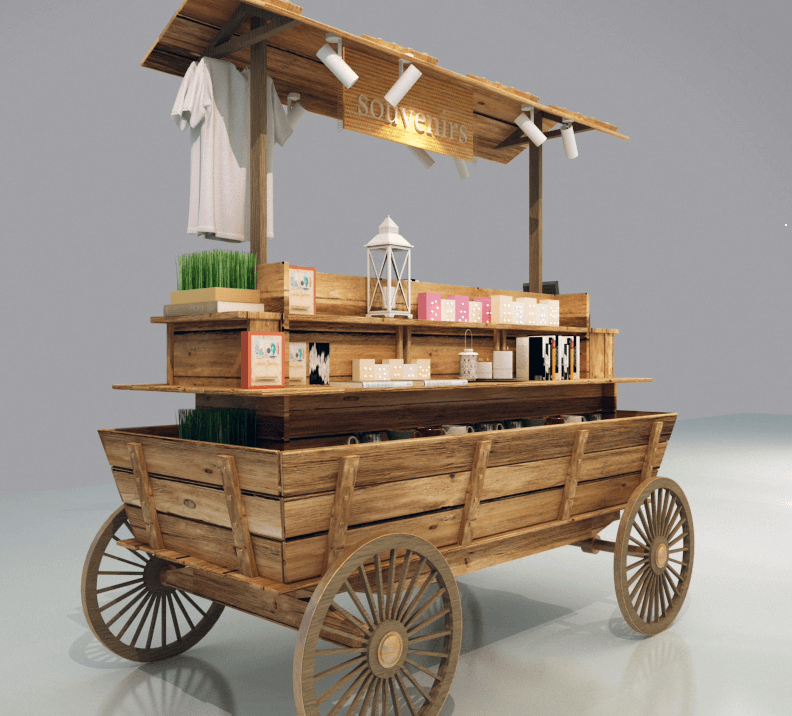 retail display cart