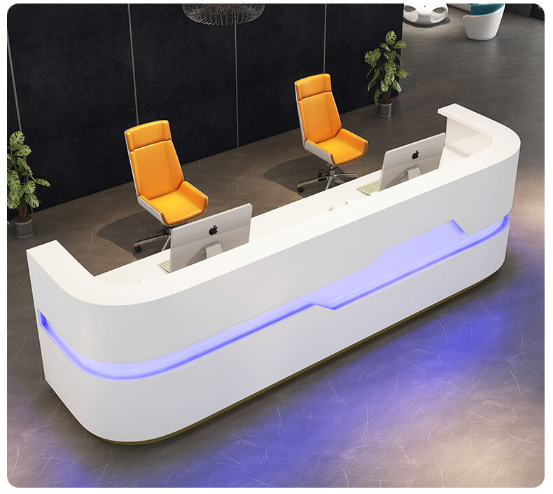 office reception with simple style