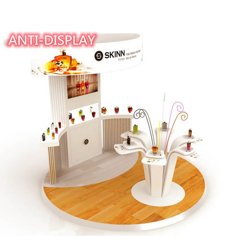 anti-display perfume kiosk