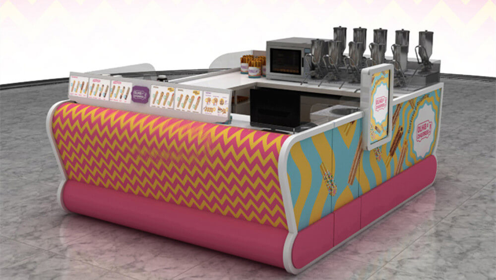 anti-display ice cream kiosk
