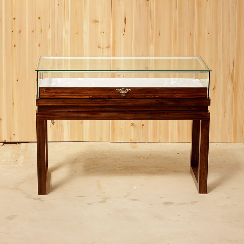 WOOD DISPLAY TABLE