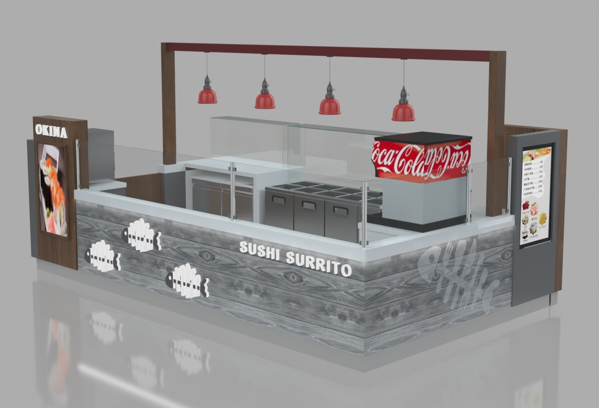 lovely sushi kiosk