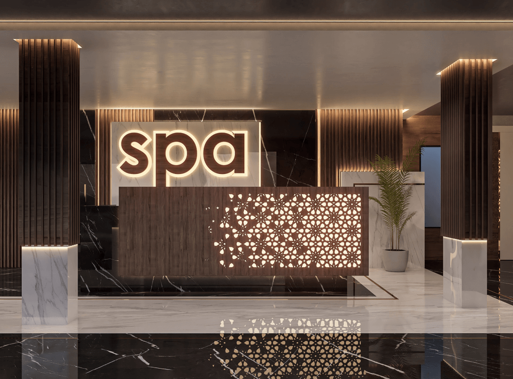 SPA reception desk