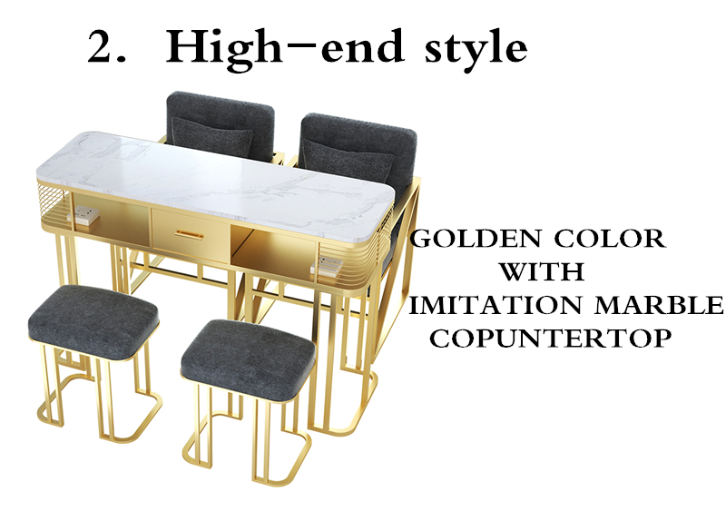 modern nail table