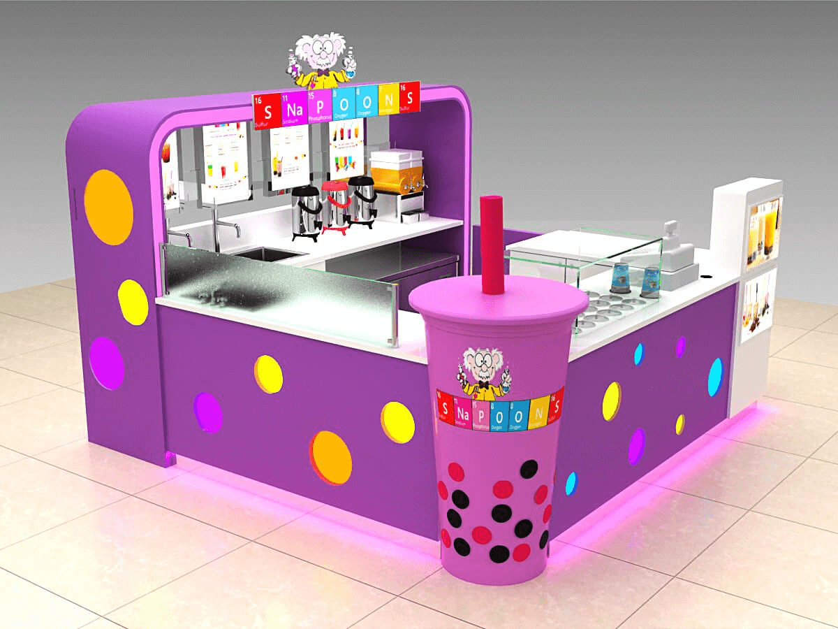 bubble tea kiosk