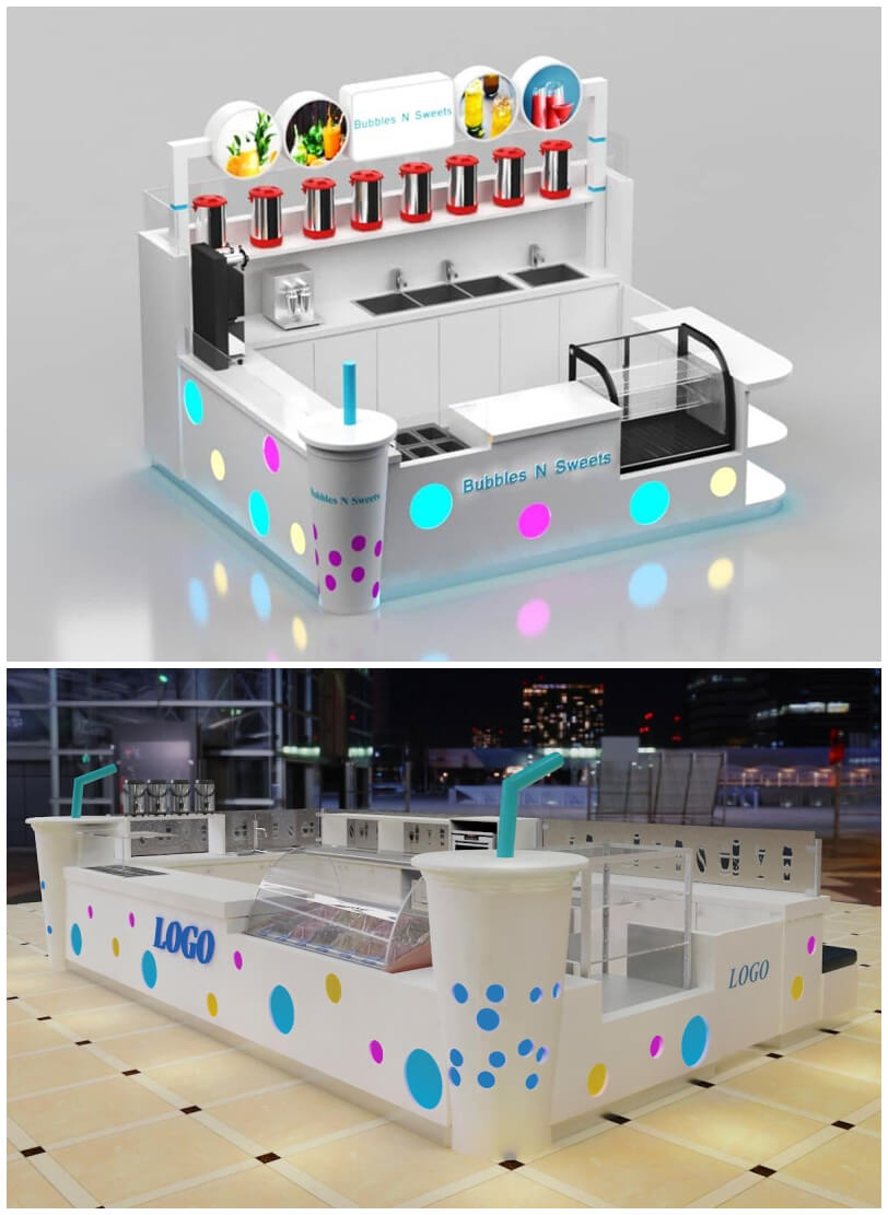 bubble tea stand