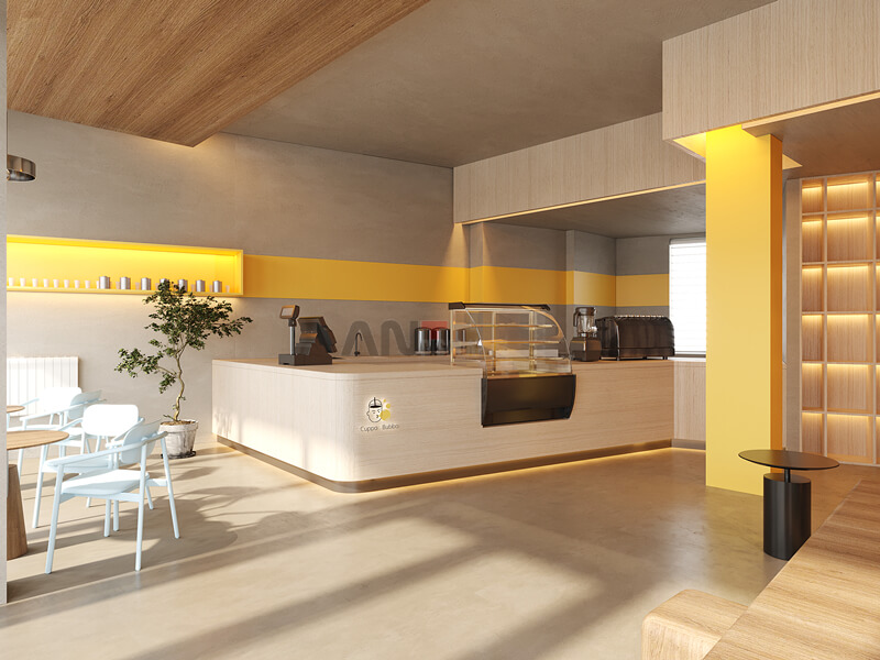 bubble tea shop