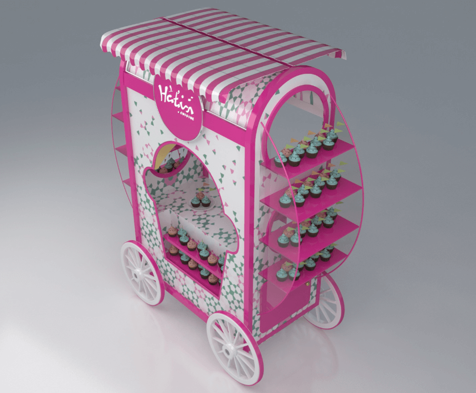 wedding candy cart