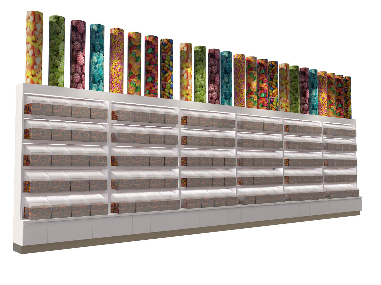 candy bin cabinet