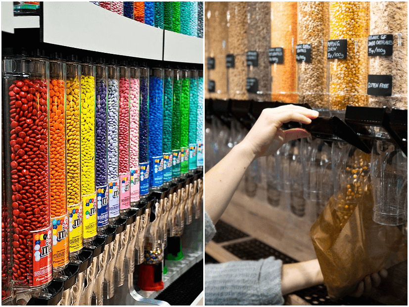 candy dispenser display stand