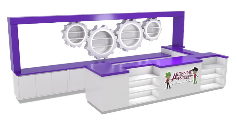 candy shop counter